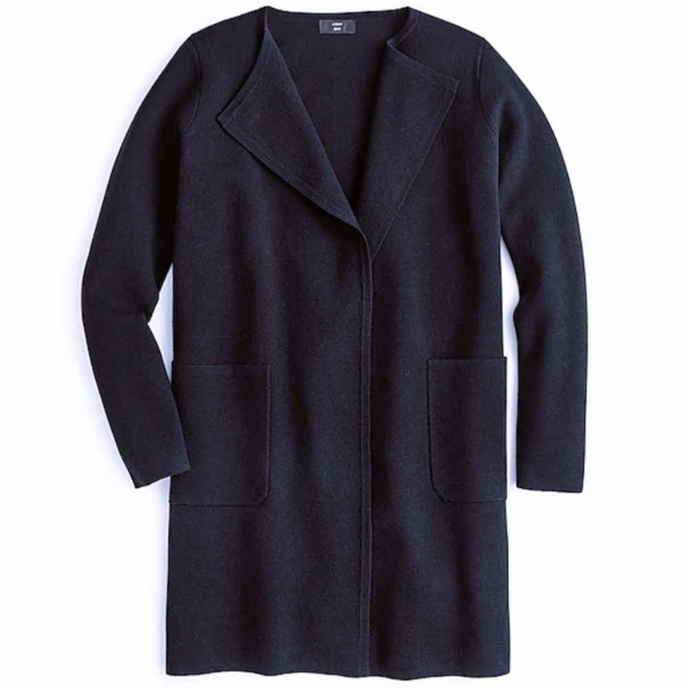 J.Crew Juliet Collarless Sweater Blazer NWOT
